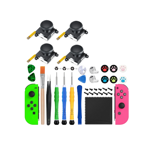 Kit De Reparación Nintendo Con 4 Joycon Joystick