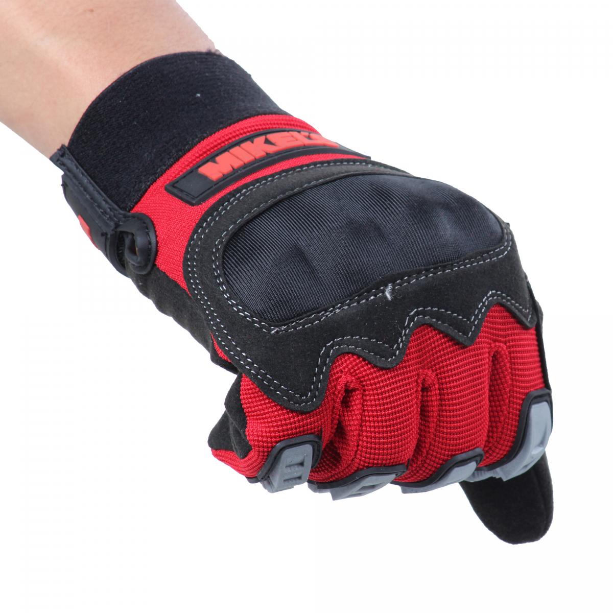 Foto 4 pulgar | Guantes Para Trabajo Talla Grande Para Mecánico De Lujo Mikels GMX-2G color rojo con negro