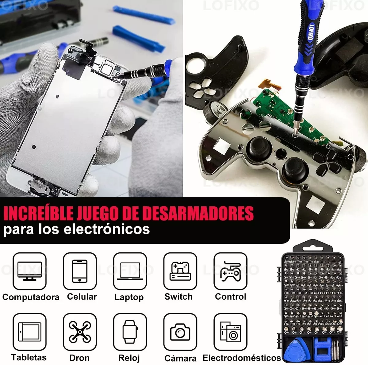 Foto 3 | Caja de Herramientas y Kit Desarmador Eo Safe Imports Esi-5985 Multicolor