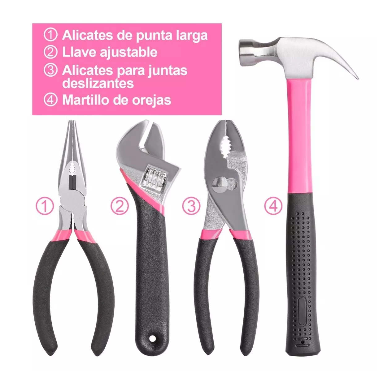 Foto 6 pulgar | Kits De Herramientas Para Dama 122 Pz Rosa