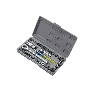 Foto 1 | Kit de Herramientas Dados de Llave Trinquete Eo Safe Imports Esi-7080 Negro 40 Piezas