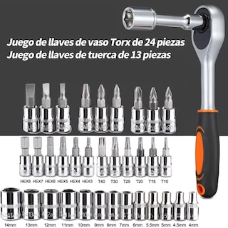 Foto 3 | Juego de Herramientas Mecánicas Eo Safe Imports Esi-7070 Plata 46 Piezas
