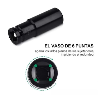 Foto 3 | Juego de Herramientas GOXAWEE de Llaves de Vaso Mecánicas 10 Piezas Estuche Amarillo
