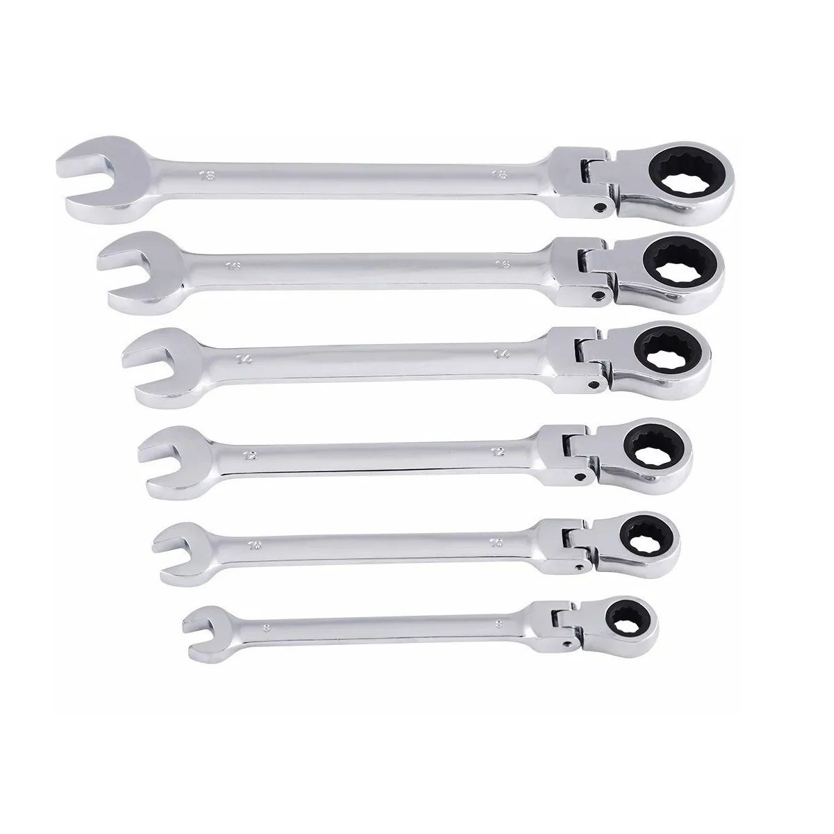 Foto 3 pulgar | Kit Llaves Combinadas Con Matraca  12 Pz  Eo Safe Imports Esi-9359 Plata