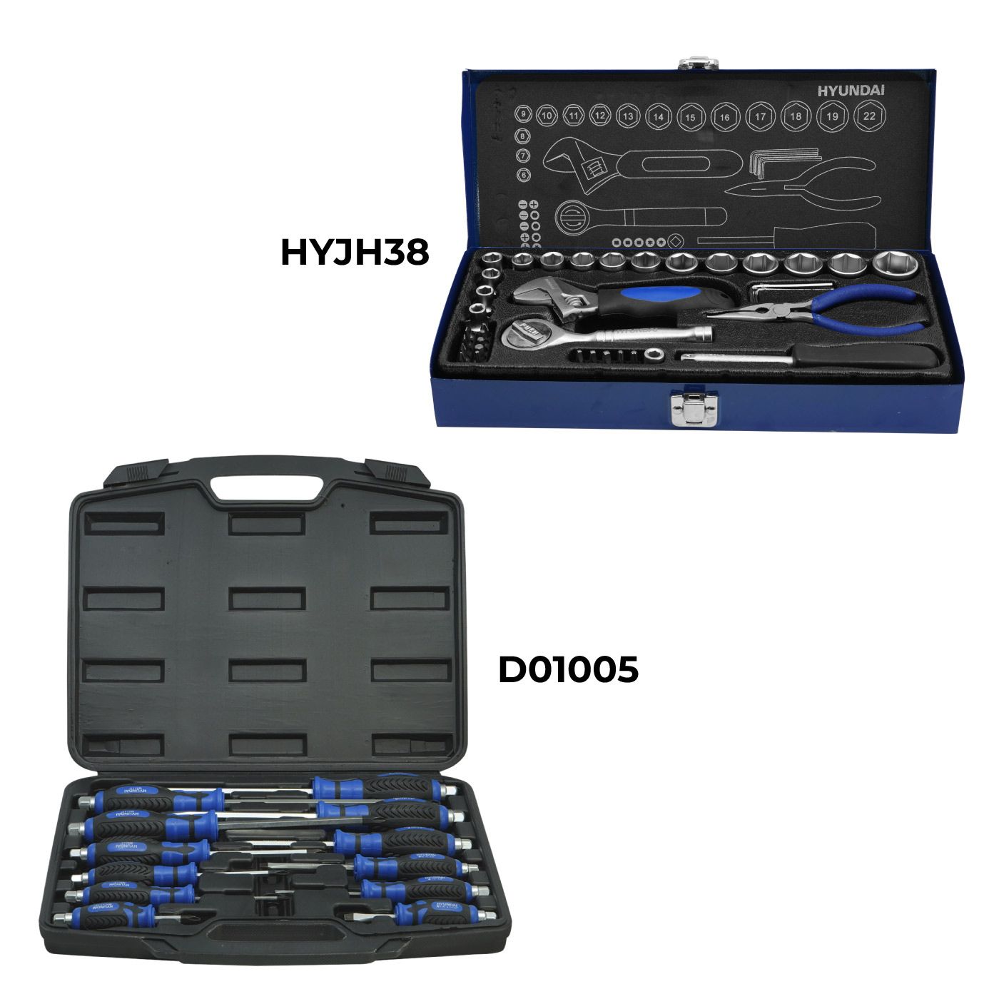 Kit De Herramientas 3/8 Y Desarmadores 12pz - Hyjh38-d01005