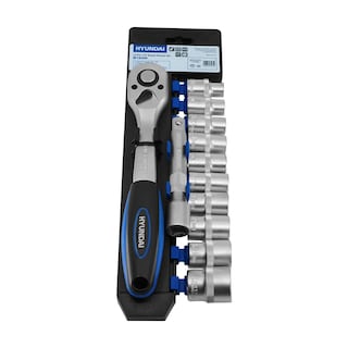 Foto 2 | Kit De Herramientas Dados, Matracas Y Desarmadores Hyundai - W16005-d01006