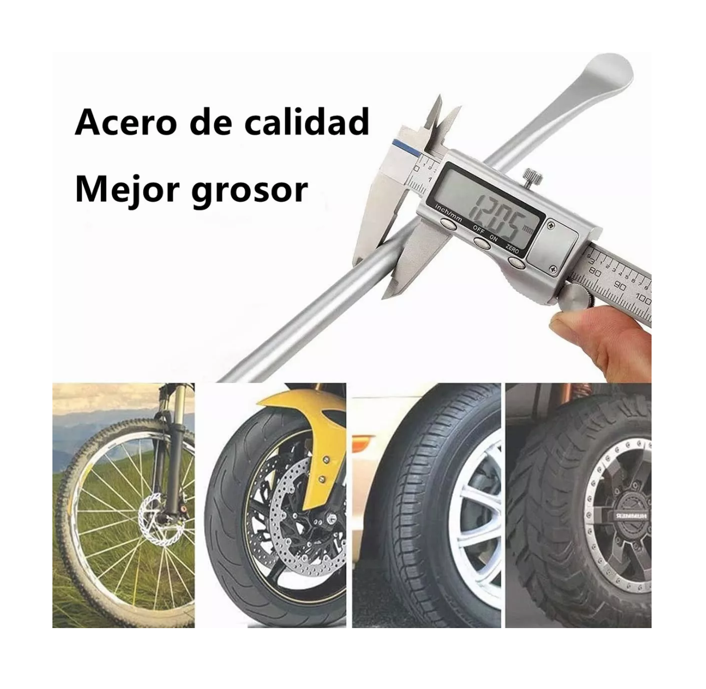 Foto 5 pulgar | Kit de Palancas para Desmontar Llantas de Motocicleta y Bicicleta 23 Piezas