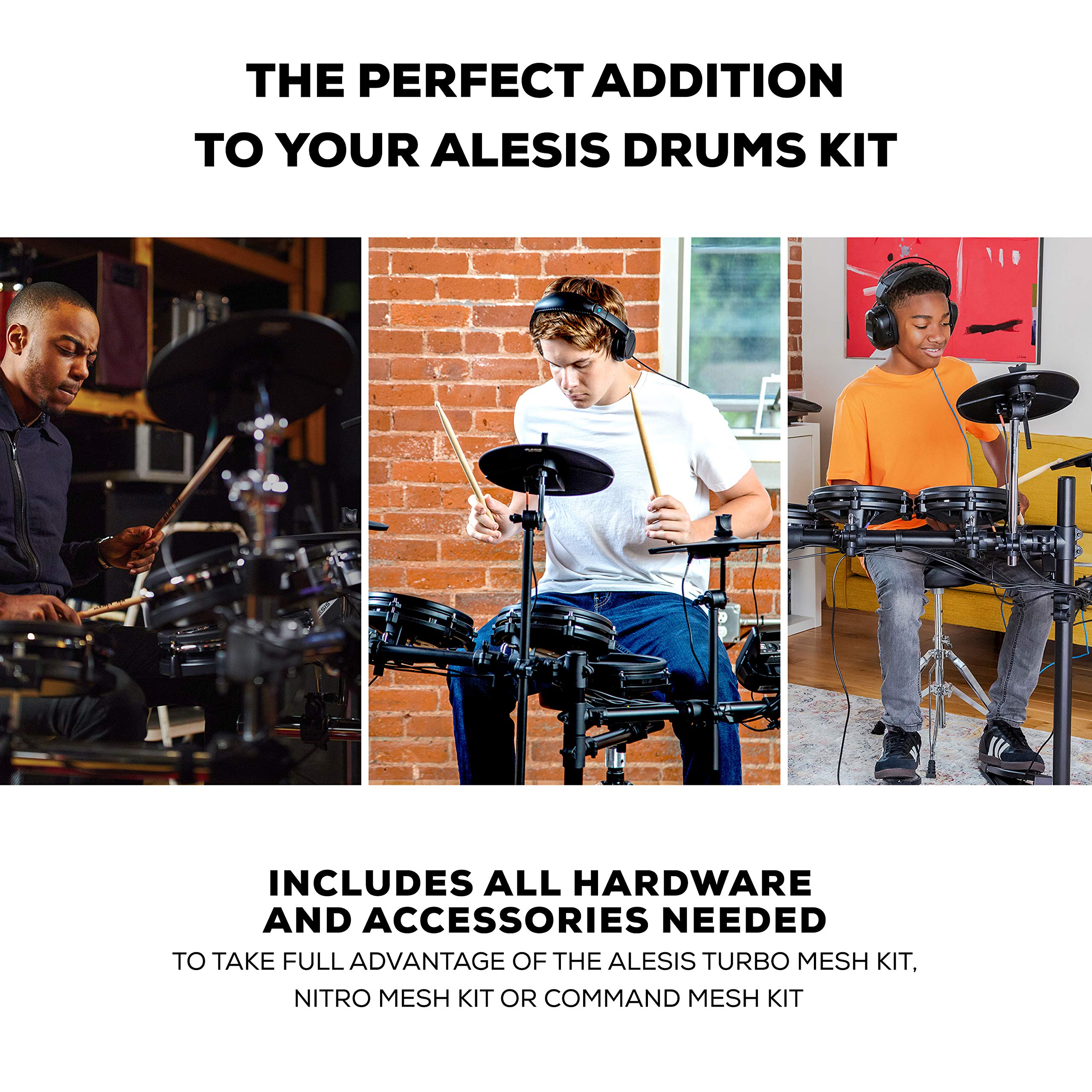 Foto 6 pulgar | Paquete De Accesorios Para Batería Alesis Drum Essentials Con Trono - Venta Internacional.