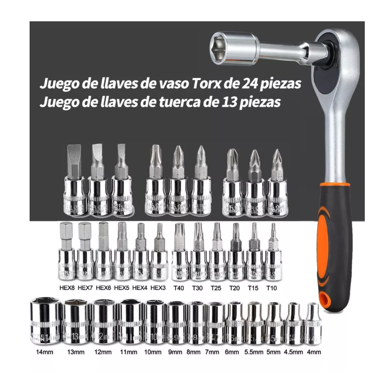 Foto 1 | Juego De Herramientas  Wünd Mecánicas Dados 46pcs