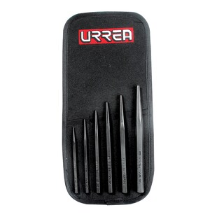 Foto 1 | Juego De Punzones Guía Botador Cortos, 6 Piezas Urrea