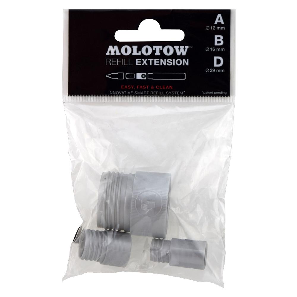 Foto 2 pulgar | Set Refill Extension C/3 A12mm-b16mm-c29mm Molotow