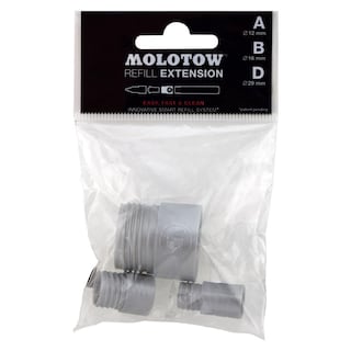 Foto 1 | Set Refill Extension C/3 A12mm-b16mm-c29mm Molotow