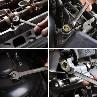 Foto 7 | Juego De Llaves Workpro Flex-head Tracheting De 9 A 17 Mm, 8 Piezas - Venta Internacional.