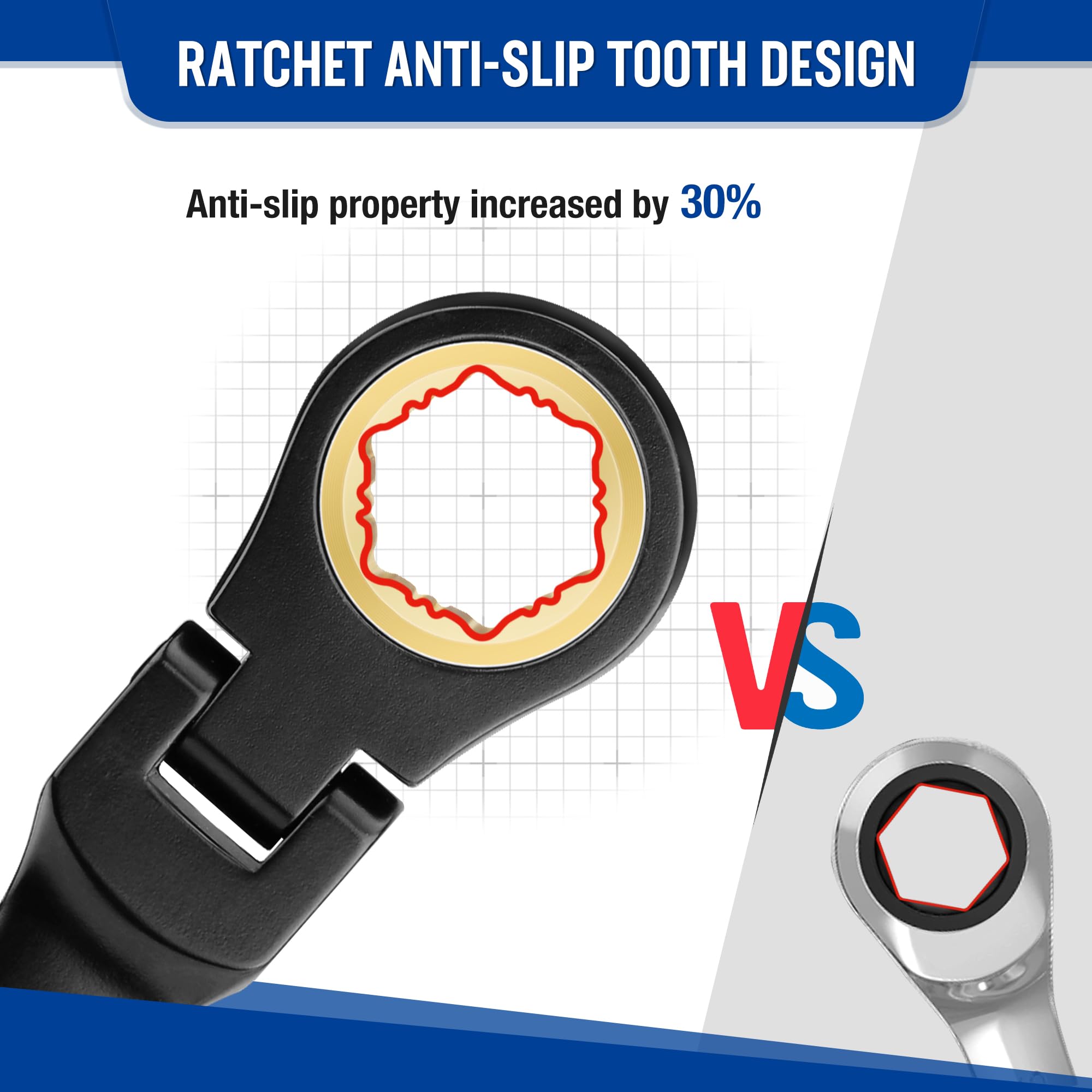 Foto 4 pulgar | Juego De Llaves Workpro Stubby Ratcheting, 8-17 Mm, 72 Dientes, 8 Piezas - Venta Internacional.