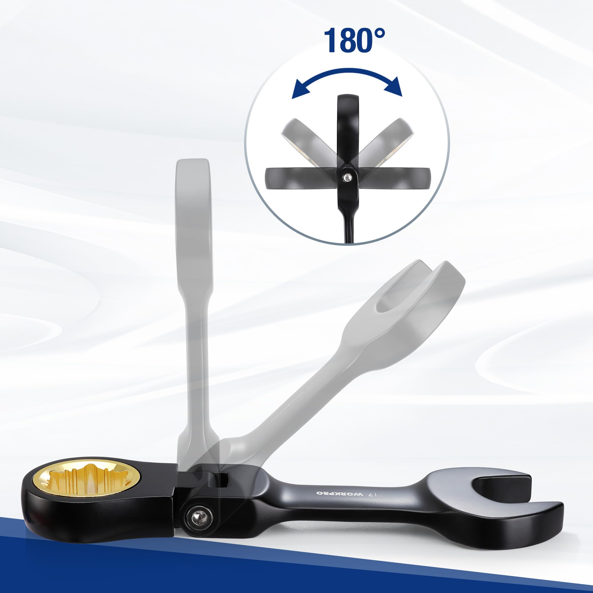 Foto 6 pulgar | Juego De Llaves Workpro Stubby Ratcheting, 8-17 Mm, 72 Dientes, 8 Piezas - Venta Internacional.