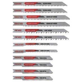 Foto 1 | Juego De 12 Piezas Con Vástagos En U De Jigsaw Blades Craftsman Cmaj2set12 - Venta Internacional.