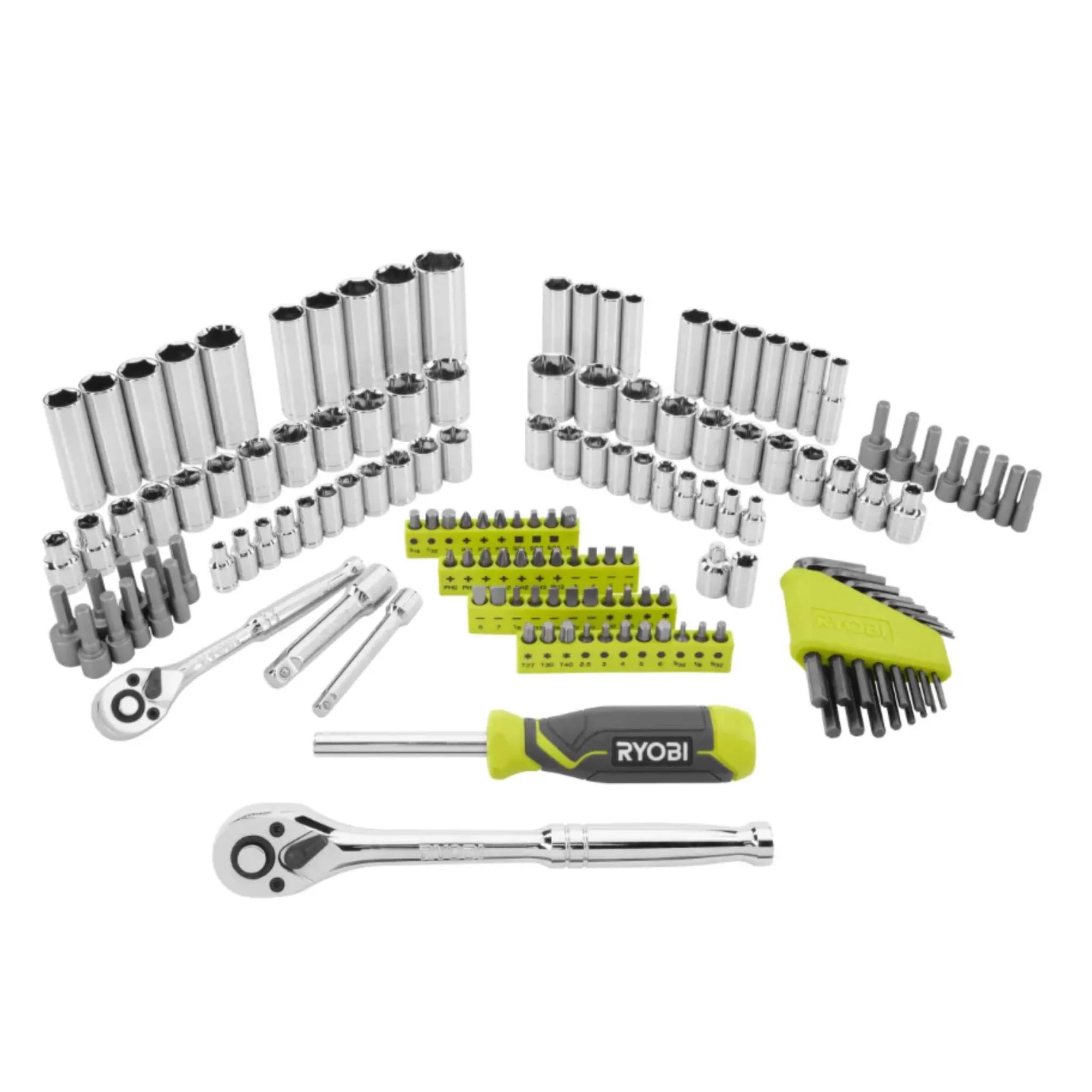 Foto 3 pulgar | Juego de Enchufes para Pc Ryobi 156 Unidades Sae y Métricos - Venta Internacional