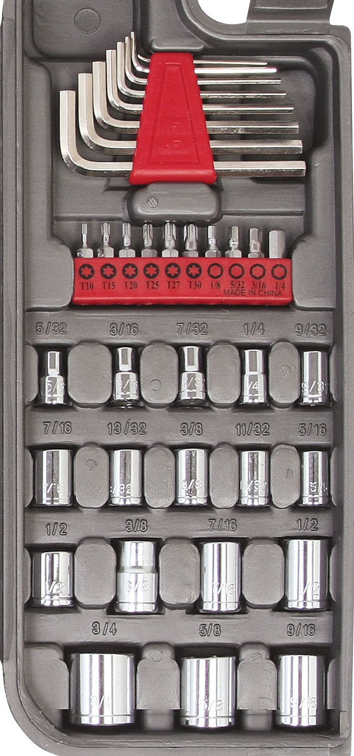 Foto 3 pulgar | Juego De Herramientas Apollo Tools, 79 Piezas, Sae Y Métricas Con Enchufes - Venta Internacional.