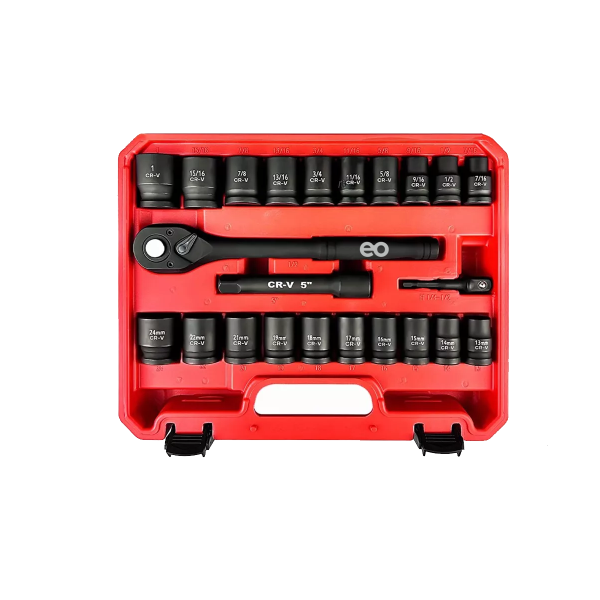 Foto 2 pulgar | Uego De Herramientas Mecánicas 24pcs Dados Eo Safe Imports Esi-11797-1 Multicolor
