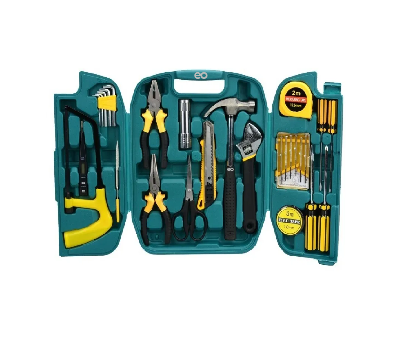Foto 2 pulgar | Kit De Herramientas De 27 Piezas Con Estuche Eo Safe Imports Esi-244-1 Verde