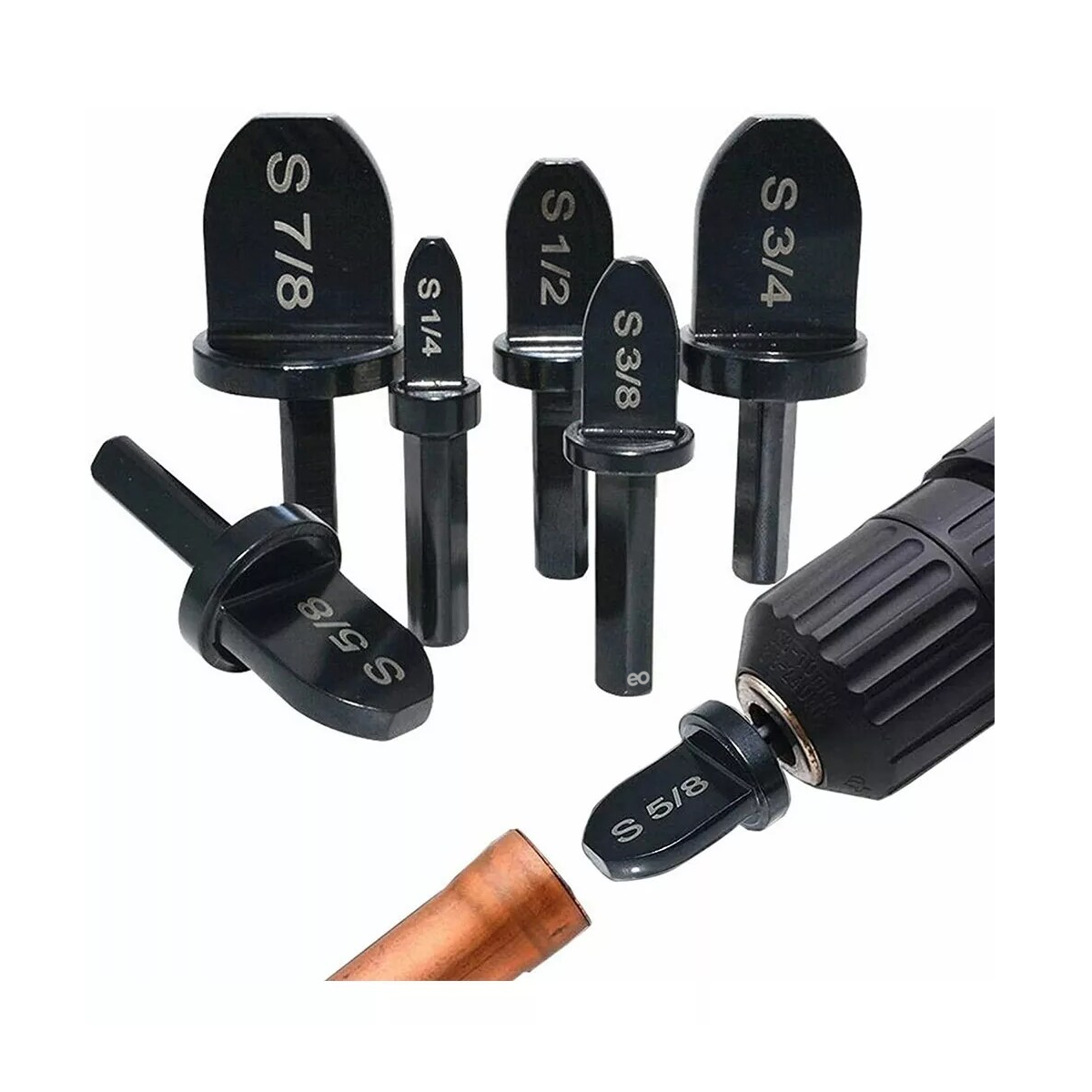 Foto 4 pulgar | Kit Expansor Para Tubo Cobre Perforación Taladro Eléctrico 6 Pzas Eo Safe Imports Esi-4935-1 Negro