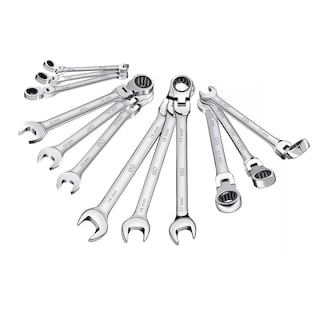 Foto 1 | Kit 12pzs Llave Inglesa Combinada Tipo Matraca Ajustable Eo Safe Imports Esi-5489-1 Plata