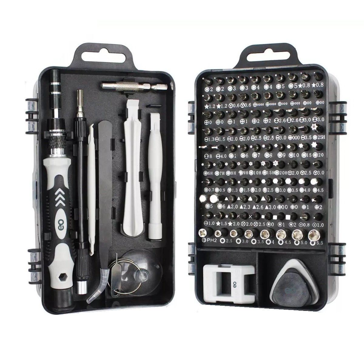 Kit De Desarmadores Y Herramientas De Precisión 115 Pzs Eo Safe Imports Esi-5980-1 Multicolor