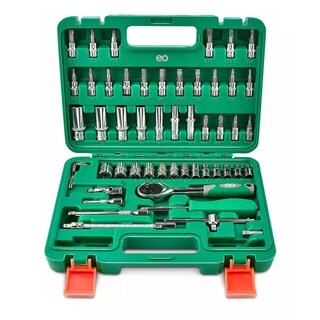 Foto 1 | Kit De Herramientas Mecanica 53 Pz Con Desarmador Y Matraca Eo Safe Imports Esi-4920-1 Verde