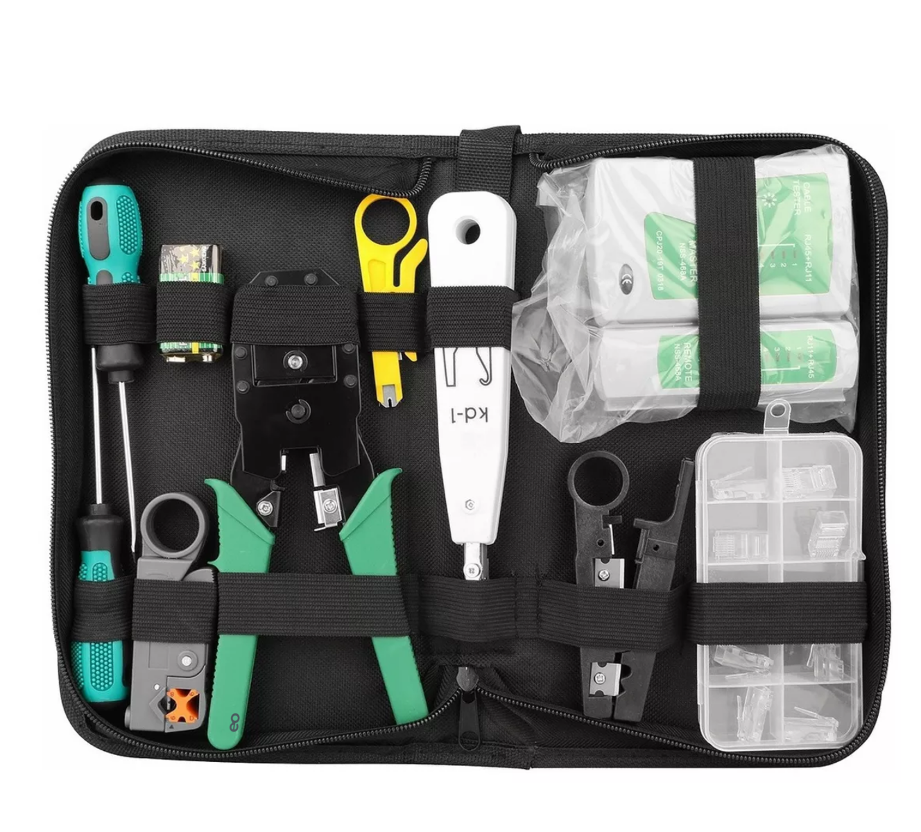 Language Kit De Herramientas Cableado Redes Eo Safe Imports Esi-6960-1 Verde