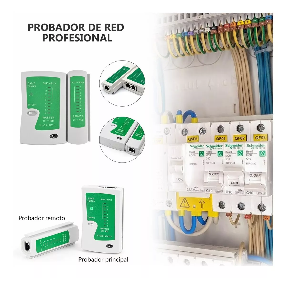 Foto 4 pulgar | Language Kit De Herramientas Cableado Redes Eo Safe Imports Esi-6960-1 Verde