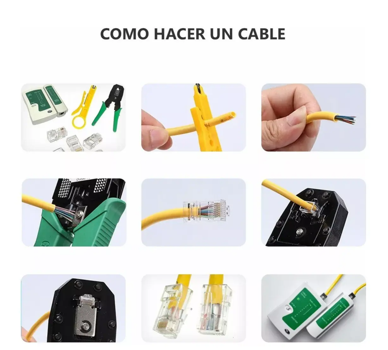 Foto 5 pulgar | Language Kit De Herramientas Cableado Redes Eo Safe Imports Esi-6960-1 Verde