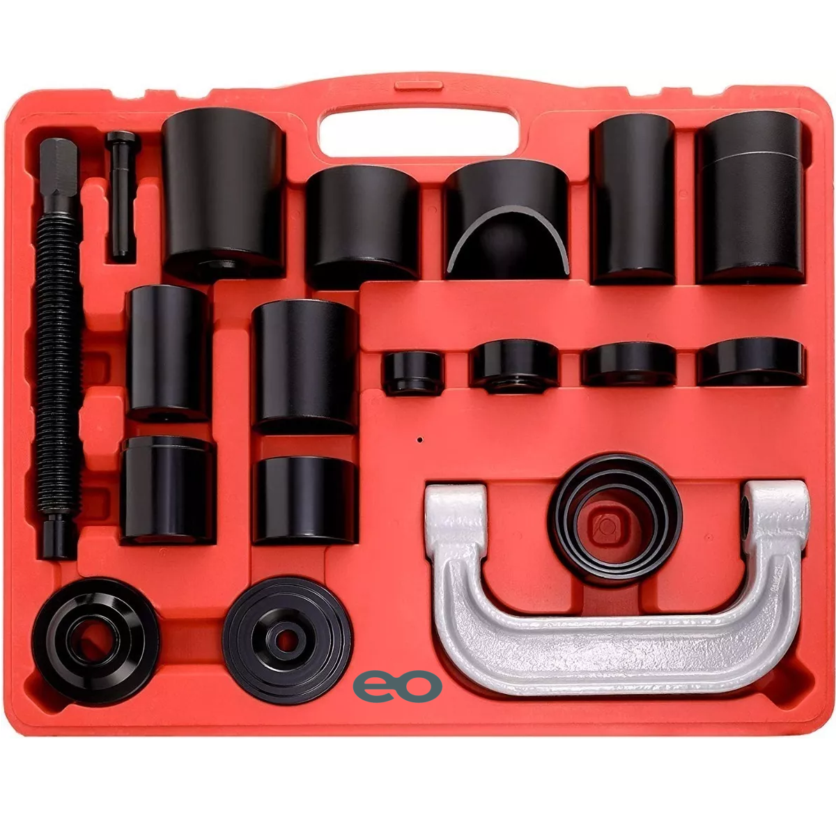 Foto 3 pulgar | Kit Para Montar Y Desmontar Rotulas Bujes Y Terminales 21 Pc Eo Safe Imports Esi-14110-1 Naranja