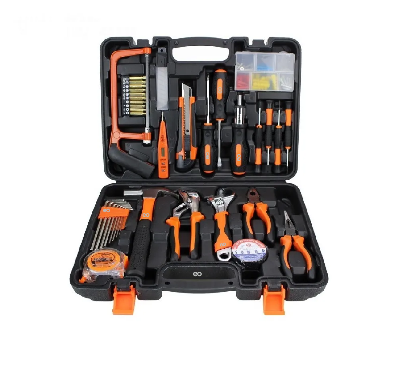 Kit De Herramientas Mecánicas, 100 Piezas Eo Safe  Imports Esi-290-1 Naranja