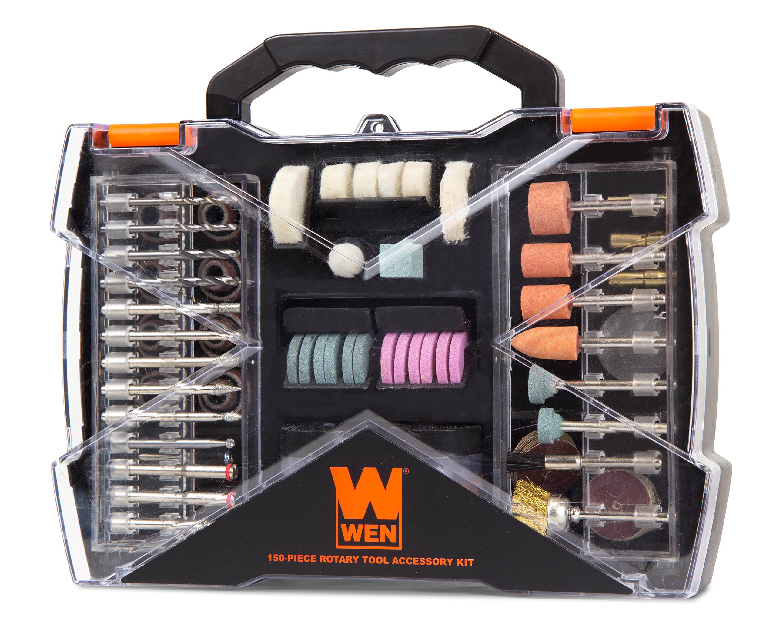 Foto 1 | Kit De Accesorios Para Herramientas Rotativas Wen 230151a, 150 Piezas Con Estuche - Venta Internacional.