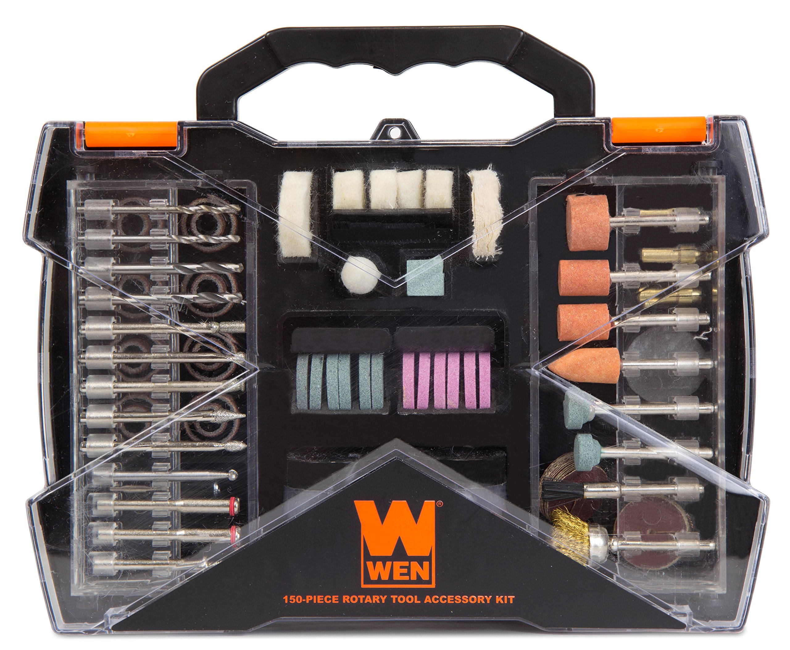 Foto 5 | Kit De Accesorios Para Herramientas Rotativas Wen 230151a, 150 Piezas Con Estuche - Venta Internacional.