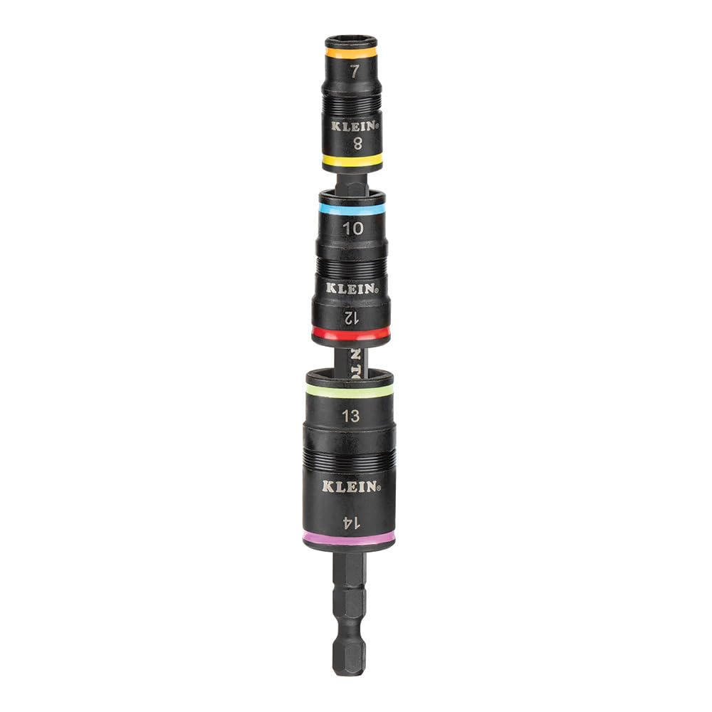 Juego De Enchufes Klein Tools 32933m 6 En 1 Con Clasificación Métrica De Impacto - Venta Internacional.