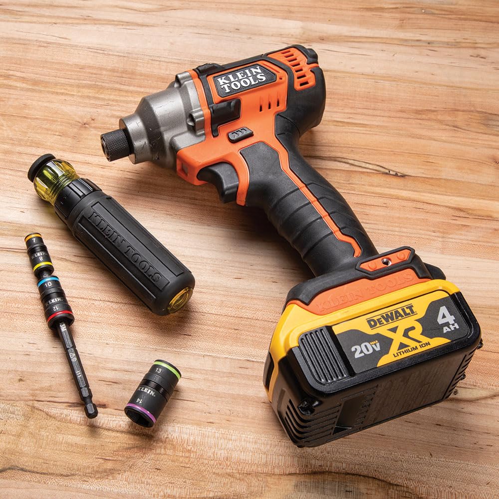 Foto 2 | Juego De Enchufes Klein Tools 32933m 6 En 1 Con Clasificación Métrica De Impacto - Venta Internacional.