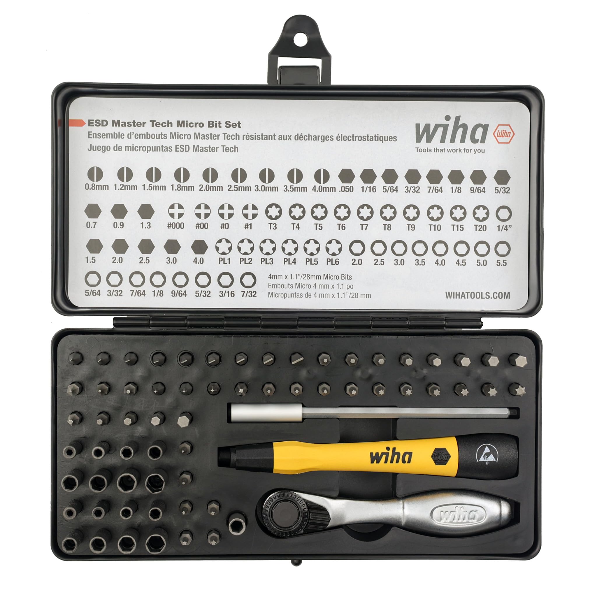 Juego De Herramientas Wiha 75965 System 4 Esd Safe Master Technician 65 Piezas - Venta Internacional.