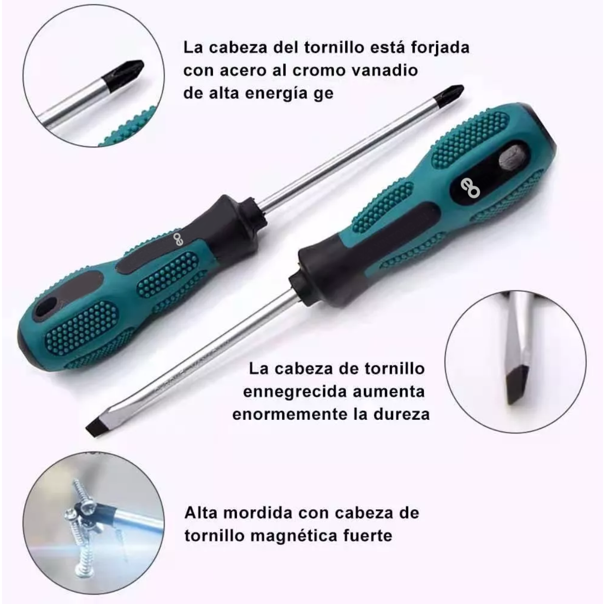 Foto 2 | Título Language Juego De Destornilladores 12 Pzs Magnéticos. Eo Safe Imports Esi-9107-1 Multicolor