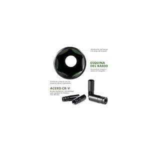 Foto 2 | Herramienta De Manga De Impacto Con Caja 10 Piezas Eo Safe Imports Esi-7078-1 Verde