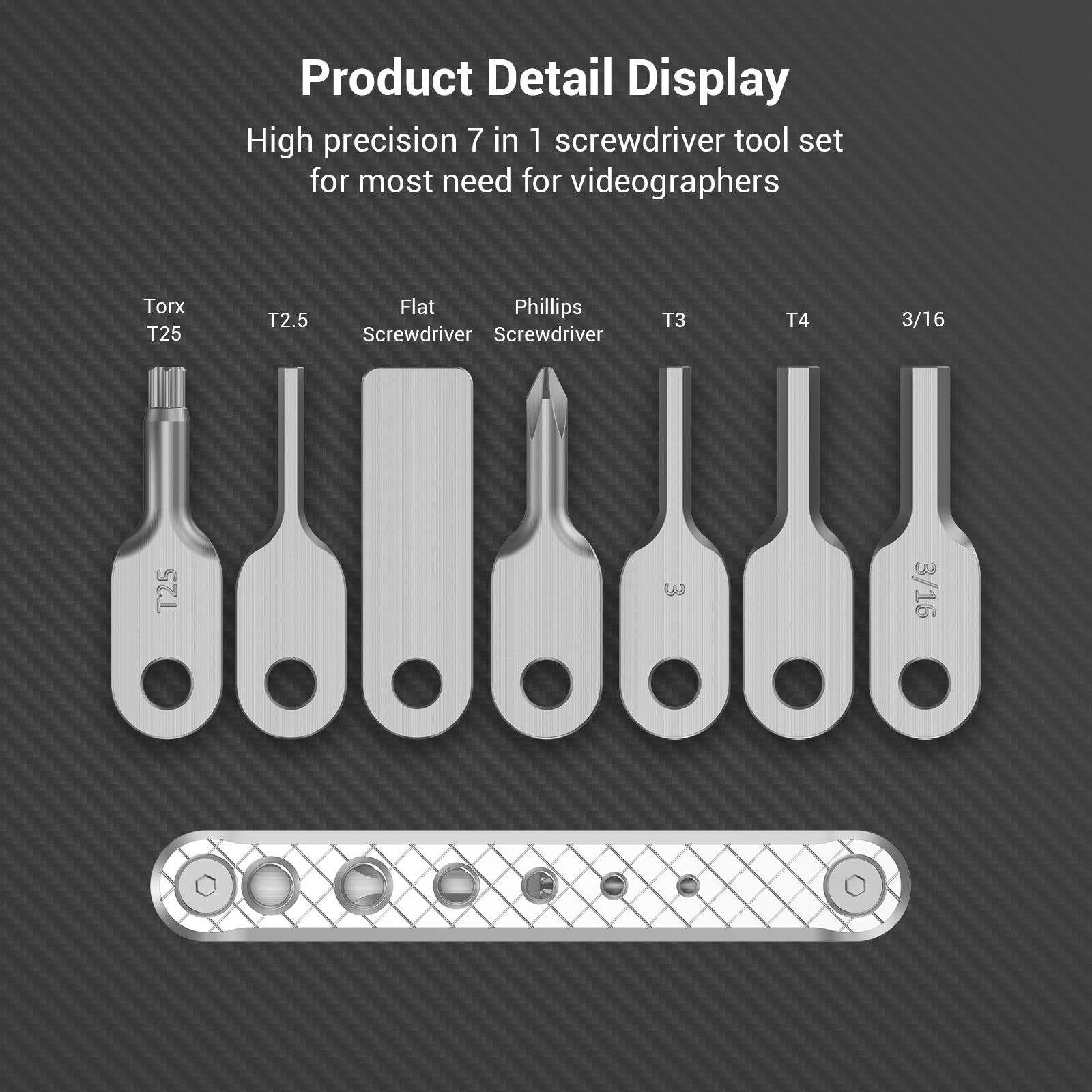 Foto 3 pulgar | Juego De Herramientas Plegables Smallrig Aak2213d Con Destornilladores Y Llave Hexagonal - Venta Internacional.