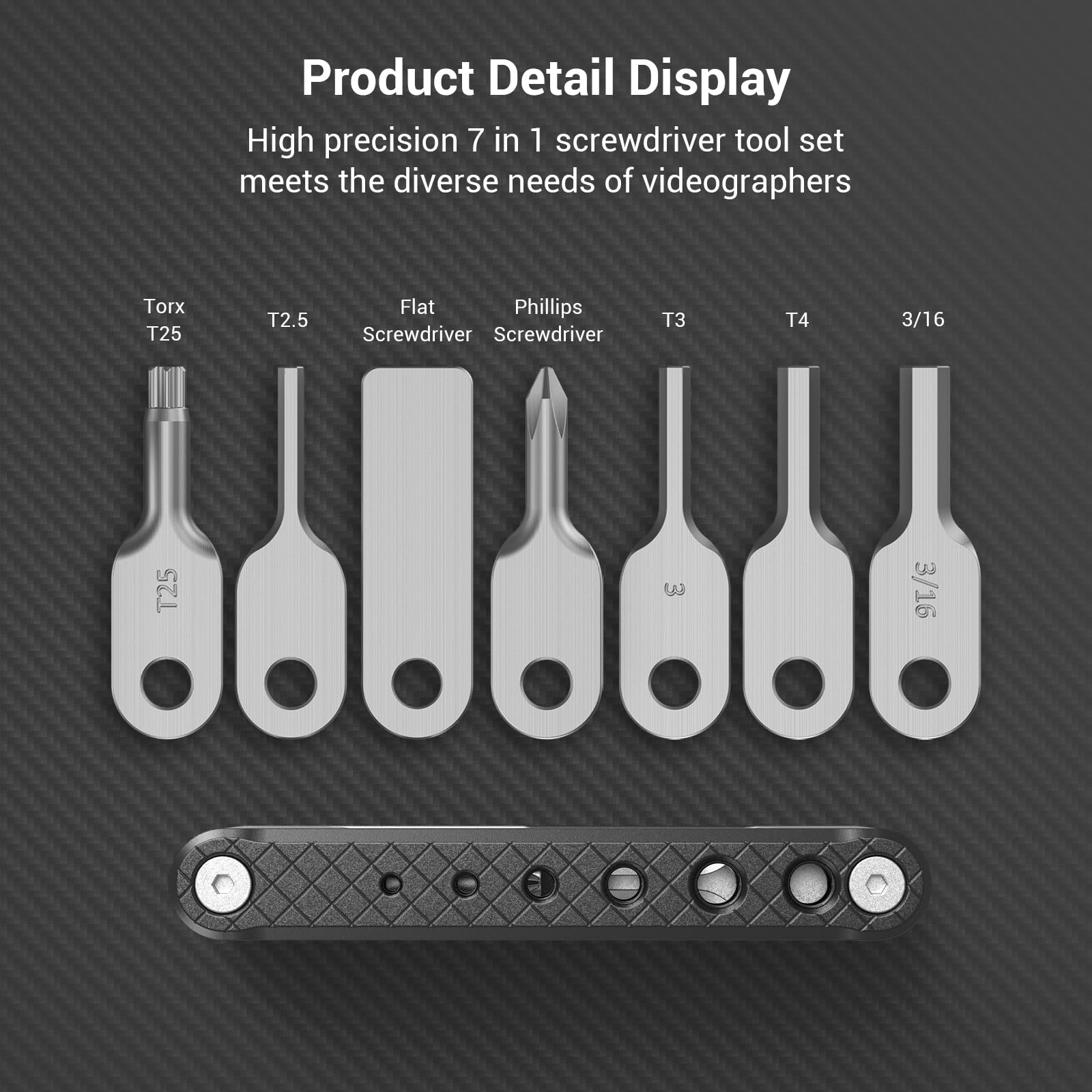 Foto 3 pulgar | Juego De Herramientas Plegables Smallrig 4681 Con Destornilladores Y Llaves Hexagonales - Venta Internacional.