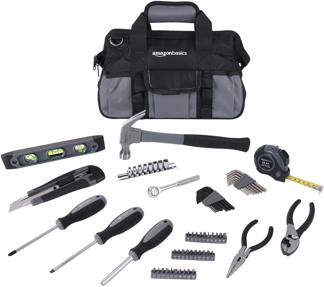 Foto 1 | Juego De Herramientas Amazon Basics, 65 Piezas, Home Basic Repair - Venta Internacional.