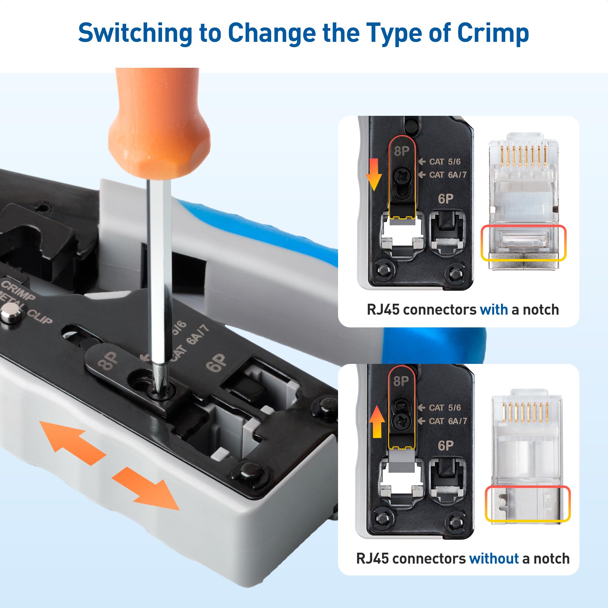 Foto 5 | Cable Ethernet Para Herramientas De Crimpado Matters, Todo En Uno, Cat 8 - Venta Internacional.