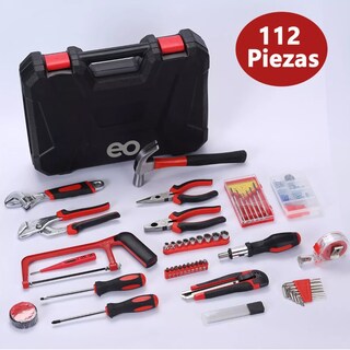 Foto 2 | Juego Herramientas Set Mecánicas Reparación Doméstica 112 Pzs Eo Safe Imports Esi-7635-1 Multicolor
