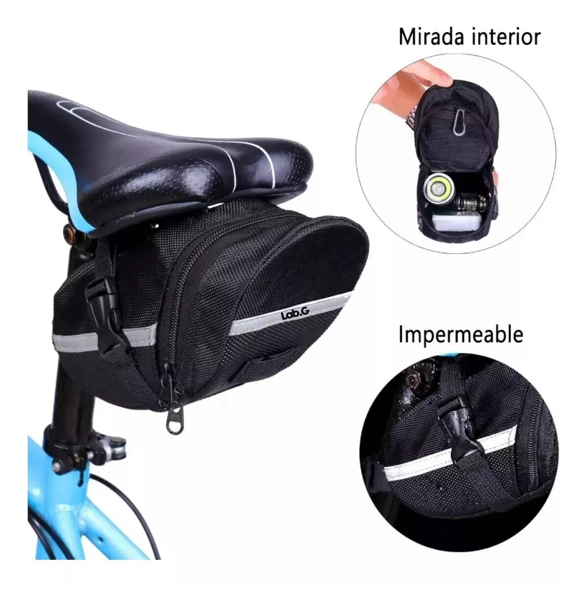 Foto 6 pulgar | Herramienta Para Bicicleta 16 Pcs Kit Reparacion Bicicleta Negro/plata