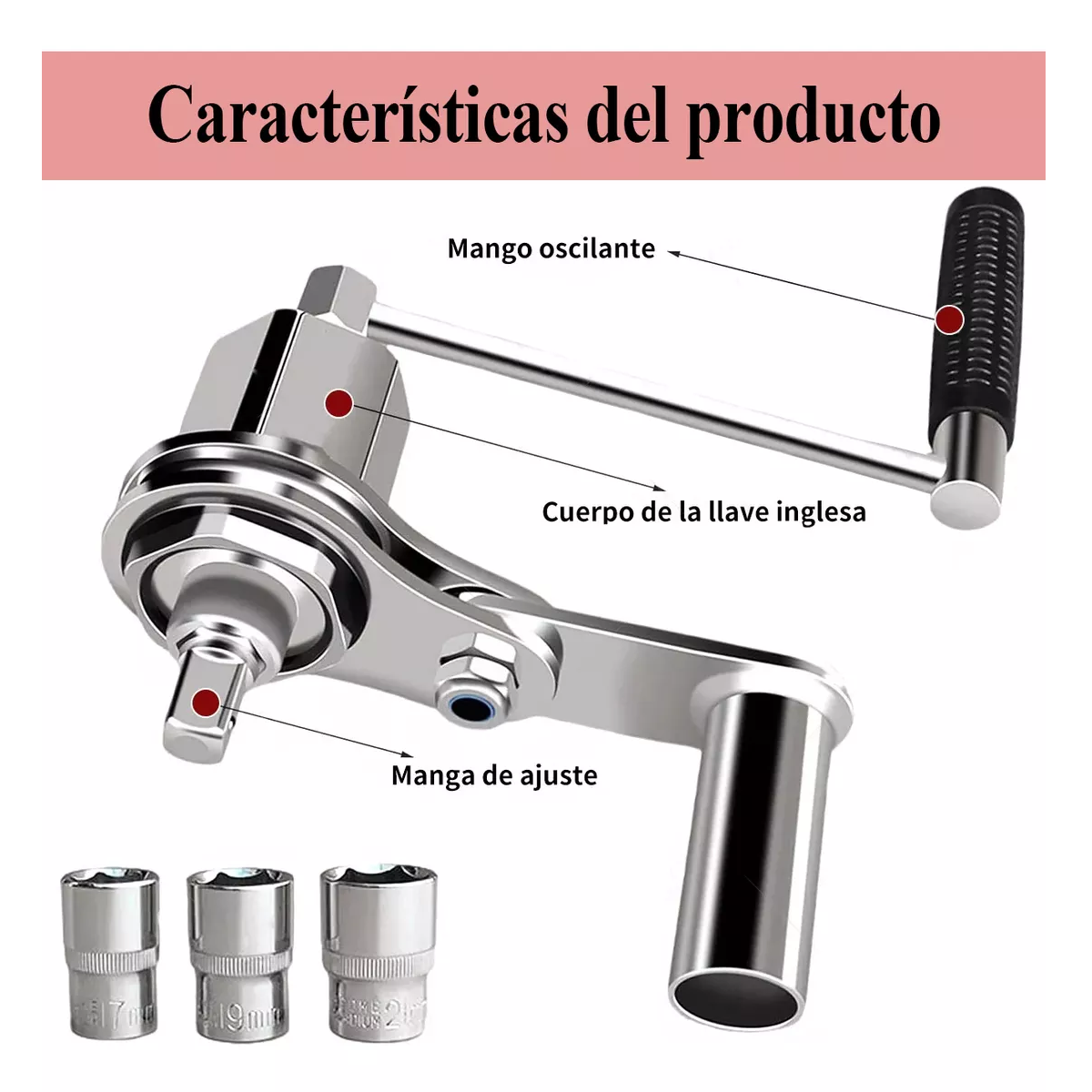 Foto 3 pulgar | Multiplicador De Torque P/ Llantas Herramientas De Llave Eo Safe Imports Esi-16188-1 Plata