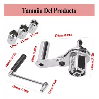 Foto 3 | Multiplicador De Torque P/ Llantas Herramientas De Llave Eo Safe Imports Esi-16188-1 Plata