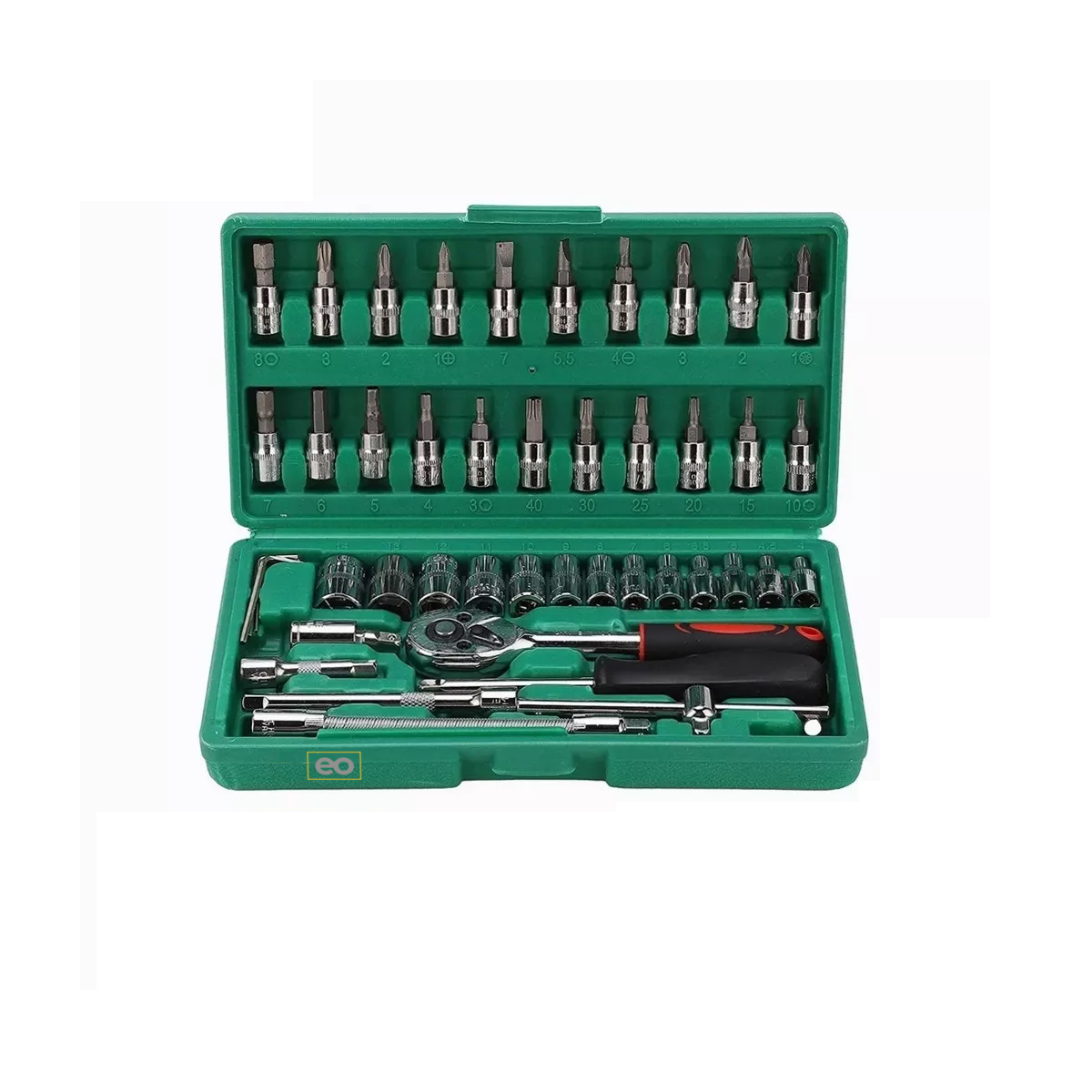 Foto 2 pulgar | Kit De Herramientas Mecanica 46 Pz Con Desarmador Y Matraca Eo Safe Imports Esi-5993-1 Multicolor