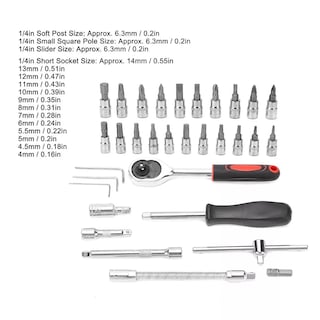 Foto 4 | Kit De Herramientas Mecanica 46 Pz Con Desarmador Y Matraca Eo Safe Imports Esi-5993-1 Multicolor